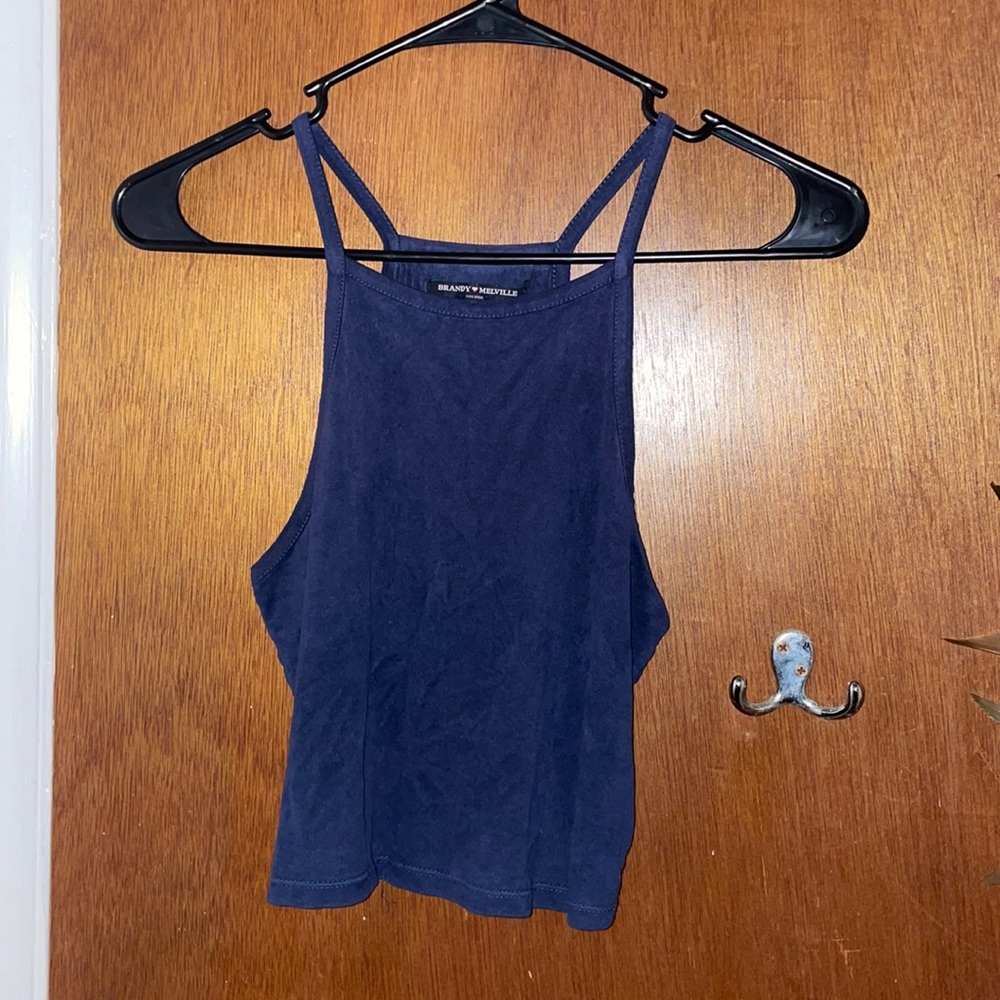 Suede Blue Croptop